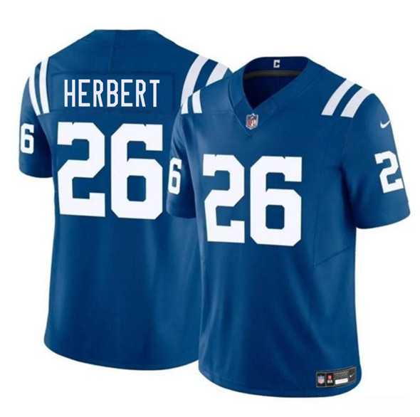 Men & Women & Youth Indianapolis Colts #26 Khalil Herbert Blue 2025 F.U.S.E. Vapor Limited Stitched Jersey,We sell and wholesale Men & Women & Youth Indianapolis Colts #26 Khalil Herbert Blue 2025 F.U.S.E. Vapor Limited Stitched Jersey on line form chian!